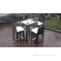 Luxury All Weather Resin Wicker Bar Set For Home Patio / Ba